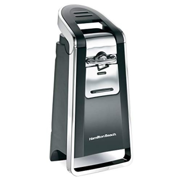 Hamilton Beach Smooth Touch Can Opener - Black & Chrome