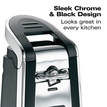 Hamilton Beach Smooth Touch Can Opener - Black & Chrome