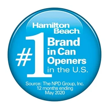 Hamilton Beach Smooth Touch Can Opener - Black & Chrome