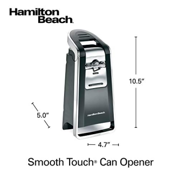Hamilton Beach Smooth Touch Can Opener - Black & Chrome
