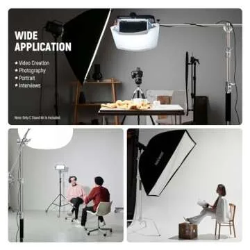 Neewer Heavy-Duty C-Stand with Extension Arm for Photography