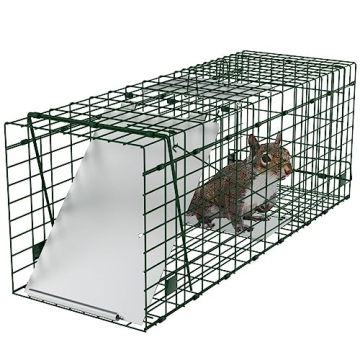 OxGord Live Animal Trap - Humane Catch & Release Large 32" Cage Best for Wild Animals, O-Possum, Str...