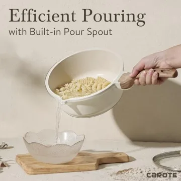 CAROTE Nonstick Sauce Pan Set PFOA Free Easy Clean