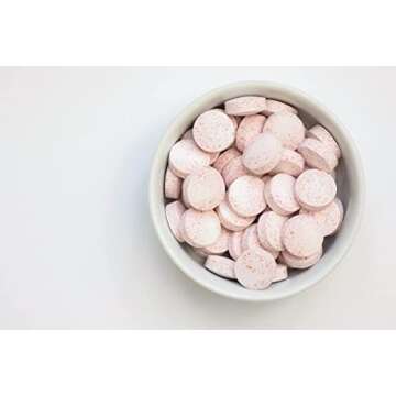 Hyalogic Hyaluronic Acid Chewable Lozenge - Chewable Tablets for Joints, Skin Care & Eyes – Vegan, Sugar-Free and Berry Favored Hyaluronic Acid Supplements (60 Count)