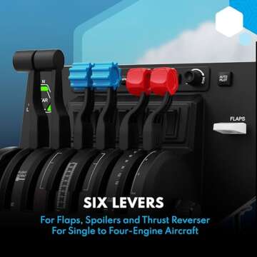 Honeycomb Aeronautical Bravo Flight Simulator Throttle Quadrant - Configure Your Flight with Precisi...