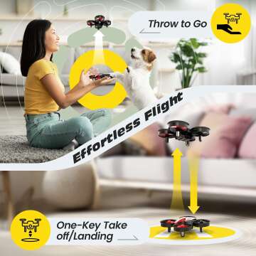 Mini Drone for Kids - Fun, Easy Flight & 3D Flips