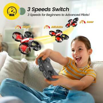 Mini Drone for Kids - Fun, Easy Flight & 3D Flips