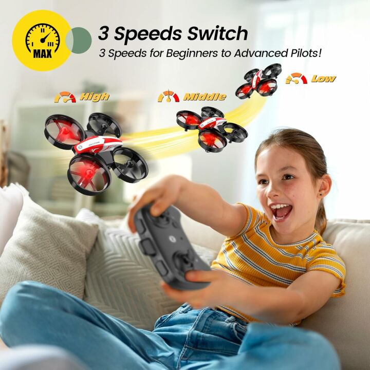 Mini Drone for Kids - Fun, Easy Flight & 3D Flips