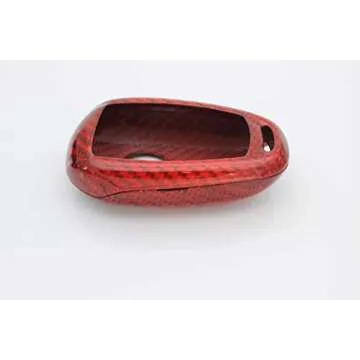 Elegant Carbon Fiber Key Fob Case for Alfa Romeo Vehicles