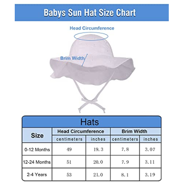 SimpliKids UPF 50+ Sun Protection Wide Brim Baby Hat