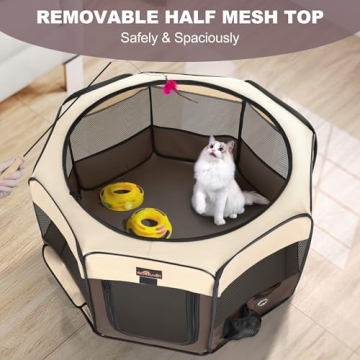 Aivituvin Portable Dog Playpen and Pet Tent for Travel