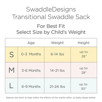 SwaddleDesigns Transitional Swaddle Sack with Arms Up Half-Length Sleeves and Mitten Cuffs, Small, 0-3 Months, 6-14 lbs, Heathered Gray Stripes (Arms Up Swaddle, Transition Swaddle Sleep Sack)