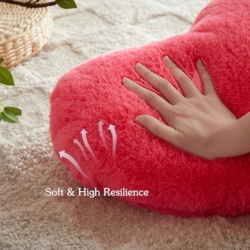 Luxurious Heart Shaped Pillow for Cozy Decor Gifts