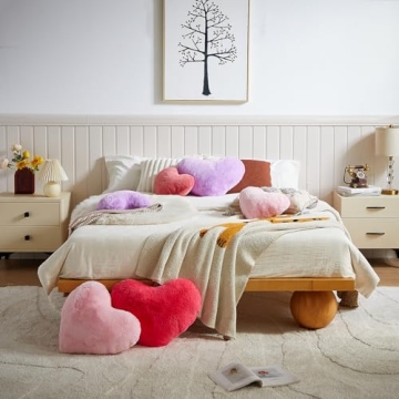 Luxurious Heart Shaped Pillow for Cozy Decor Gifts