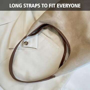 MAOILY Brown Suede Bags for Women 2024 New Brown Suede Tote Bag for Women Suede Bag Brown Suede Purse Bag (Beige)