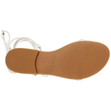 Samantha Flat Strappy Lace-Up Sandals for Women