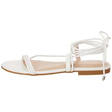 Samantha Flat Strappy Lace-Up Sandals for Women