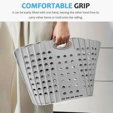 B BIBYKIVN 63L Collapsible Laundry Basket – Space-Saving Design