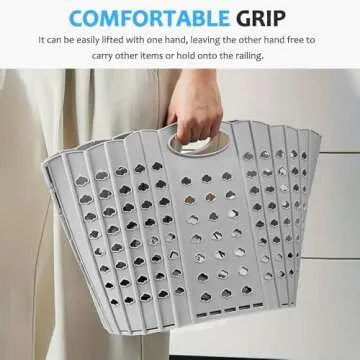 B BIBYKIVN 63L Collapsible Laundry Basket – Space-Saving Design