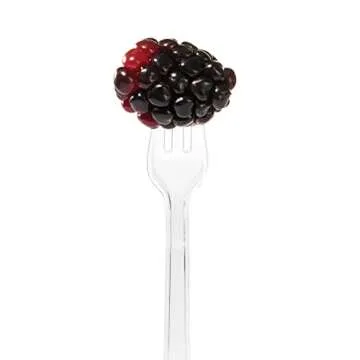 Clear Mini Plastic Forks - Perfect for Any Occasion