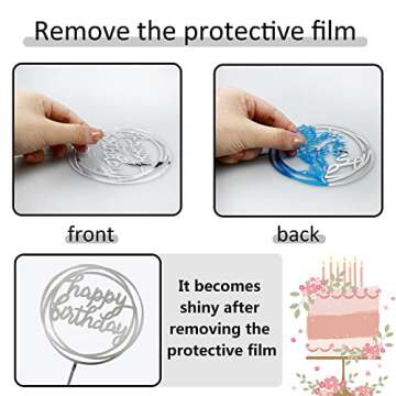 Colorful Balls Cake Topper Set for Celebrations