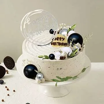 Colorful Balls Cake Topper Set for Celebrations