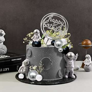 Colorful Balls Cake Topper Set for Celebrations