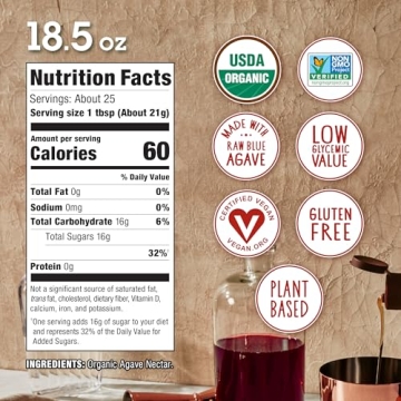 Organic Agave In The Raw Sweetener for Healthy Living