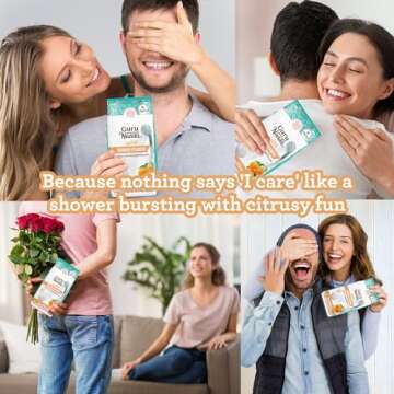 GuruNanda Uplift Shower Steamers for Aromatherapy (10 Pack), Relaxation Gifts for Women & Men with Essential Oils, Stress Relief, Home Spa & Self Care