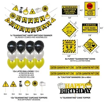 Quarantine Party Supplies for Unique Birthday Celebrations