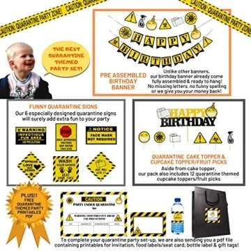 Quarantine Party Supplies for Unique Birthday Celebrations