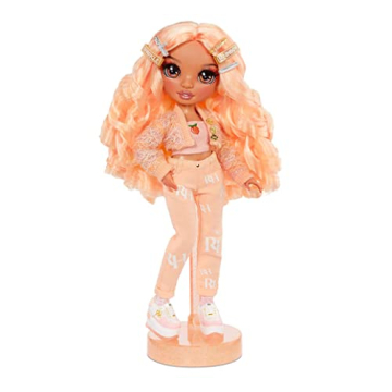 Rainbow High Series 3 Georgia Bloom Fashion Doll – Peach with 2 Designer Outfits and Accessories f...