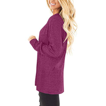 Stylish Jescakoo Womens Long Sleeve Tunic Top