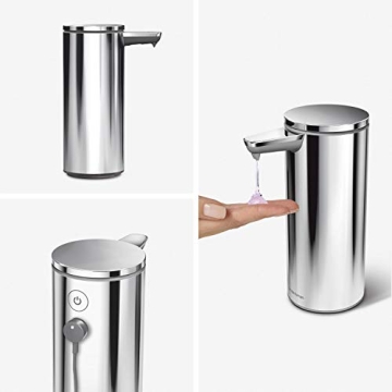 SimpleHuman Touch-Free Soap Dispenser for Kitchen Hygiene