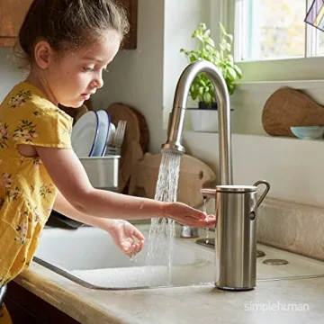 SimpleHuman Touch-Free Soap Dispenser for Kitchen Hygiene