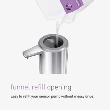 SimpleHuman Touch-Free Soap Dispenser for Kitchen Hygiene