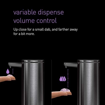 SimpleHuman Touch-Free Soap Dispenser for Kitchen Hygiene