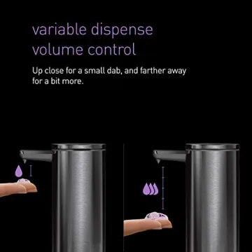 SimpleHuman Touch-Free Soap Dispenser for Kitchen Hygiene