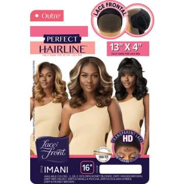 Outre Lace Front Wig - Imani in DRFF Red Velvet - Perfect Style