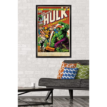 Marvel Comics Wolverine Poster with Stylish Frame