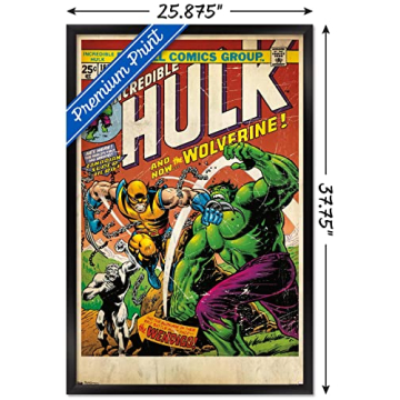 Marvel Comics Wolverine Poster with Stylish Frame