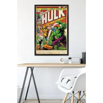 Marvel Comics Wolverine Poster with Stylish Frame