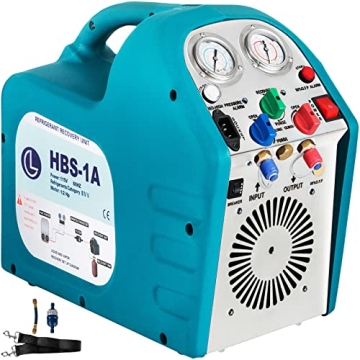 DreamJoy 1/2HP Refrigerant Recovery Machine Portable 115V AC Refrigerant Recycling Machine Automotiv...