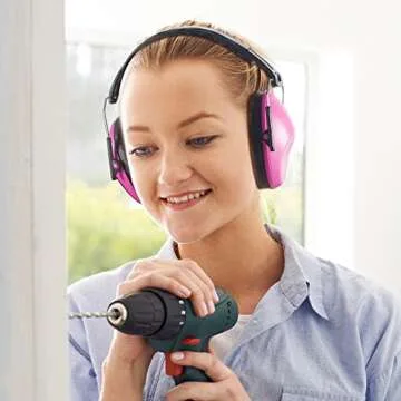 Pro For Sho 34dB NRR Hearing Protection Ear Muffs - Highest NRR in Compact Design, Noise Cancelling Headphones for Adults and Kids, Sensory Autism Ear Protection for Shooting, Gun Range, Mowing, Work