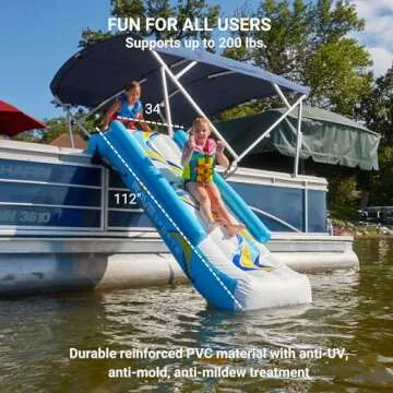 RAVE Sports 10 ft Pontoon Slide for Family Fun