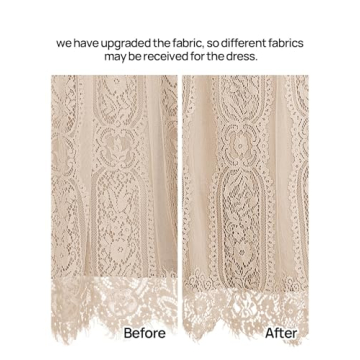 Elegant Apricot Floral Lace Dress for Women