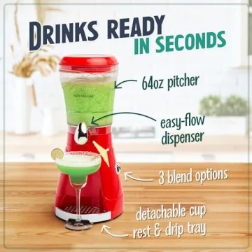 Nostalgia Margarita Machine for Smoothies and Slushies