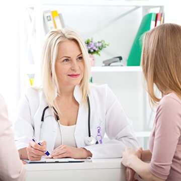 Sabary Mini Highlighter Nurse Pen Pack Set Nurse Pens for Badge Include Pink and Purple Tip Highlighter 2 Permanent Marker and 2 Retractable Ball with 2 Keychain Clip(Pink, Purple)