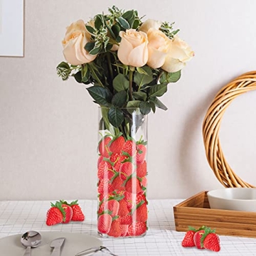IETONE 50 Artificial Strawberries for Festive Decor