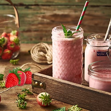 IETONE 50 Artificial Strawberries for Festive Decor